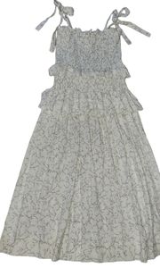 NWOT House of Harlow Linen Flask Tired Maxi Dress sz M